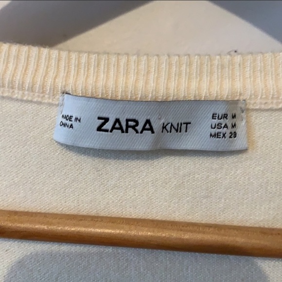 SOLD - Zara Batwing Sweater - Picture 2 of 3